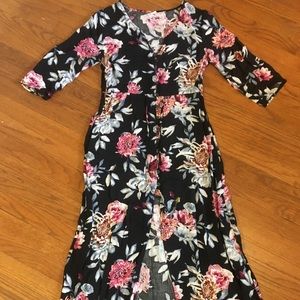 Long floral print Rip Curl dress